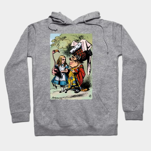 Alice and the Duchess Hoodie by MandyE